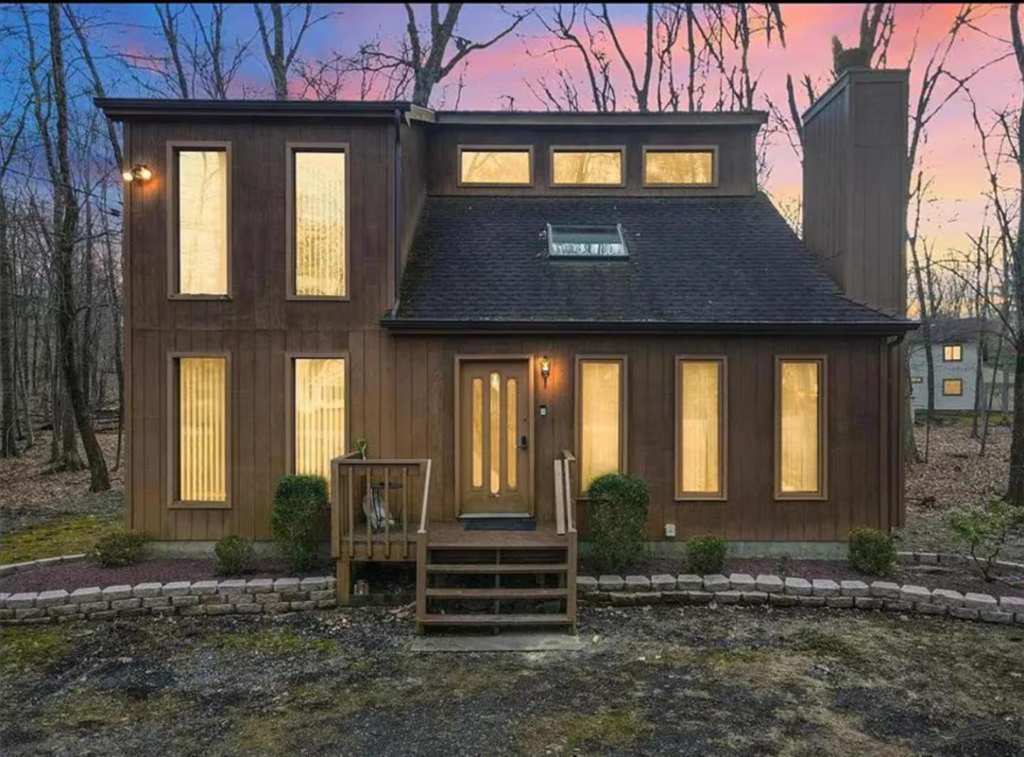Cozy Cabin At Poconos With Hot Tub And Fire Pit Ийст Страудсбърг Екстериор снимка
